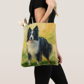 Border Collie Tasche (Von Nahem)