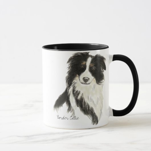 Border Collie Tasse (Rechts)