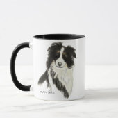 Border Collie Tasse (Links)