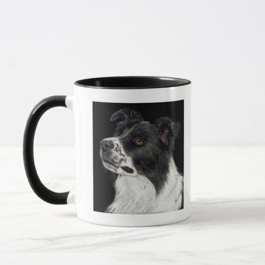 Border Collie Tasse - "Ben" (Links)