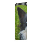 Border Collie Thermosbecher (Nach links gedreht)