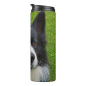 Border Collie Thermosbecher (Nach rechts gedreht)