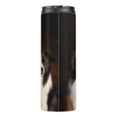 Border-Collie Thermosbecher (Rückseite)
