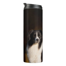 Border-Collie Thermosbecher