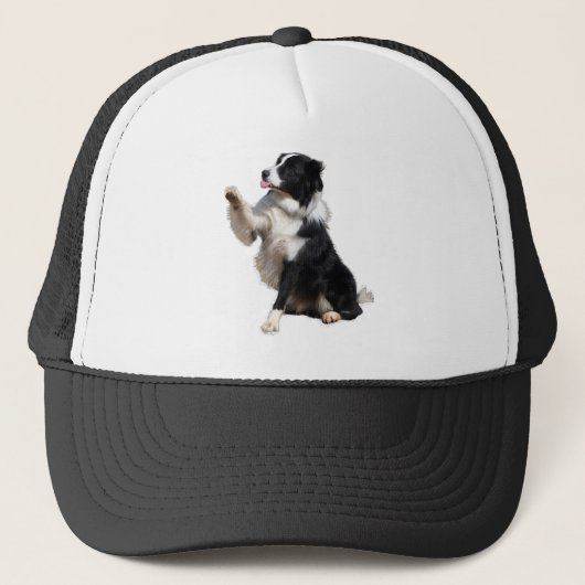 Border-Collie Truckerkappe (Vorderseite)