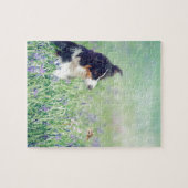 Border Collie und Hummingbird Puzzle (Horizontal)