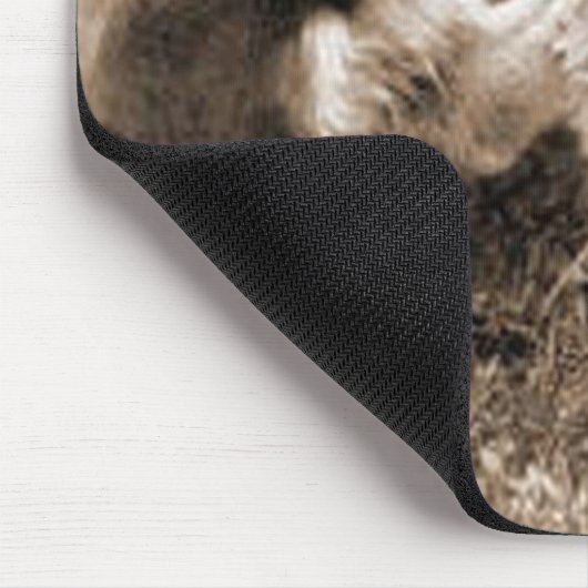 "Border-Collie und Lamm " ~Mousepad Mousepad (Ecke)