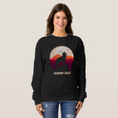 Border Collie und Mountain Premium Sweatshirt (Vorne ganz)