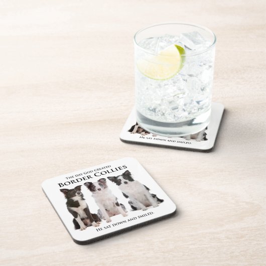 Border Collie Untersetzer (Rechte Seite)