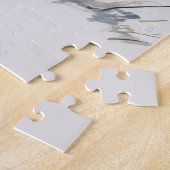 Border Collie Valentinstag Herzscheibe Fangen Puzzle (Seite)