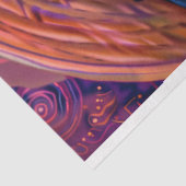 Border Collie Van Gogh Gemälde Decoupage Seidenpapier (Ausschnitt)