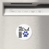 Border Collie Vater 2 Magnet (In Situ (Geschirrspüler))