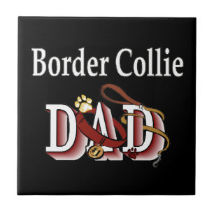 Border Collie Vater Fliese