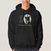 Border Collie Vater Hoodie (Vorderseite)