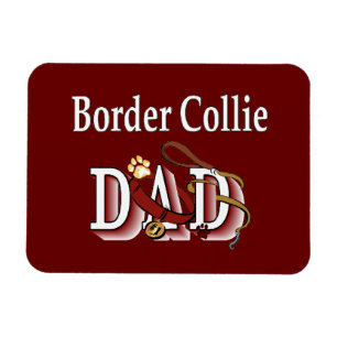 Border Collie Vater Magnet