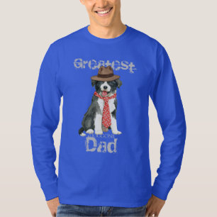 Border Collie Vater T-Shirt