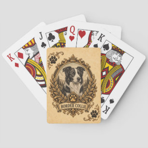Border Collie, Vintage Heritage Hund Spielkarten