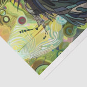 Border Collie Vivid Painting Decoupage Seidenpapier (Ausschnitt)