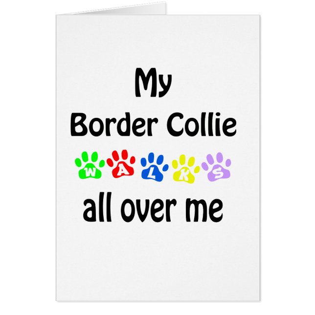 Border Collie Walks Design (Vorne)