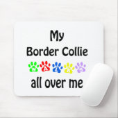 Border Collie Walks Design Mousepad (Mit Mouse)