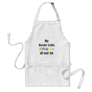 Border Collie Walks Design Schürze