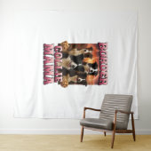 Border Collie  Wandteppich (Beispiel (Horizontal))