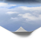 Border Collie Watching von oben Poster (Ecke)