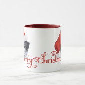 Border Collie Weihnachten Tasse (Zentrum)