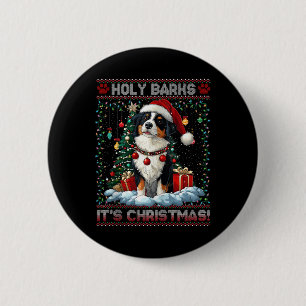 Border Collie Weihnachtsbaumdekorationen Hund Love Button