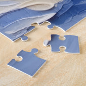 Border Collie Weihnachtsboot Urlaub Puzzle (Seite)
