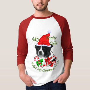 Border-Collie-Weihnachtsgeschenke T-Shirt