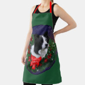 Border Collie Weihnachtsgrüße Schürze (InSitu)