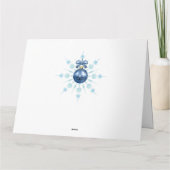 Border Collie Weihnachtskarte Karte (Rückseite)