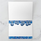 Border Collie Weihnachtskarte Karte (Innenseite)