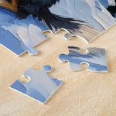 Border Collie Weihnachtsleuchtturm Urlaub Puzzle (Seite)