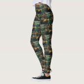 Border Collie Weihnachtsreise Leggings (Links)