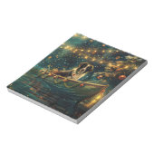 Border Collie Weihnachtsreise Notizblock (Rotiert)