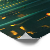 Border Collie Weihnachtsreise Poster (Ecke)