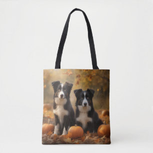 Border Collie Welpe Autumn Delight Pumpen Tasche