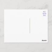 Border Collie Welpe Dog Blank Grußkarte Postkarte (Rückseite)