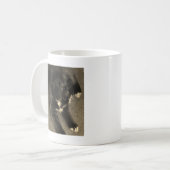 Border-Collie-Welpe Kaffeetasse (Vorderseite Links)