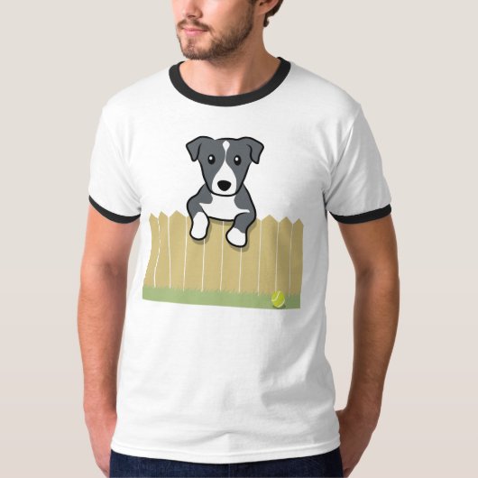 Border-Collie-Welpe T-Shirt (Vorderseite)