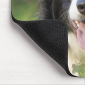 Border Collie Welpen-Mauspad Mousepad (Ecke)
