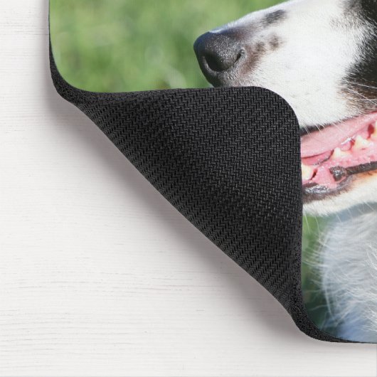 Border-Collie-Welpen-Niederlegung Mousepad (Ecke)