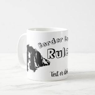 Border Collies regieren Personalisiert Kaffeetasse