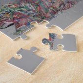 Border-Colliewelpen-Blau merle Puzzle (Seite)