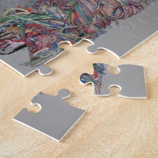 Border-Colliewelpen-Blau merle Puzzle (Seite)