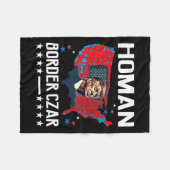 Border Czar Tom Homan Trump Präsident Wahl Mega S Fleecedecke (Vorderseite (Horizontal))