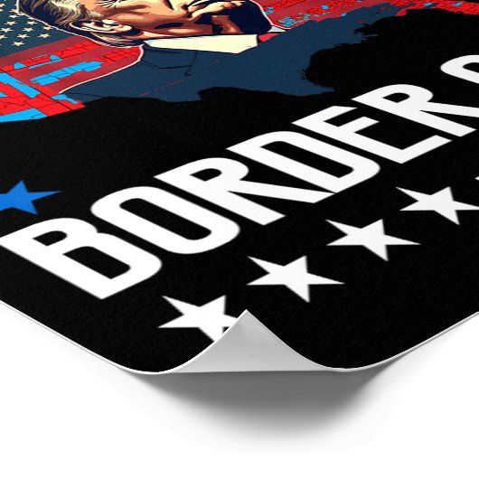 Border Czar Tom Homan Trump Präsident Wahl Mega S Poster (Ecke)