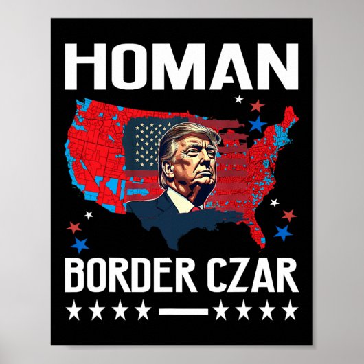 Border Czar Tom Homan Trump Präsident Wahl Mega S Poster (Vorne)